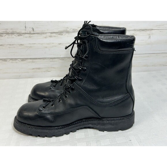 Matterhorn Safety Toe Boots 10 Men Vibram Sole WATERPROOF Military Black Leather main image 14